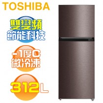 TOSHIBA 東芝 ( GR-RT416WE-PMT(37) ) 312L 變頻雙門冰箱-銀河灰《送基本安裝、舊機回收》