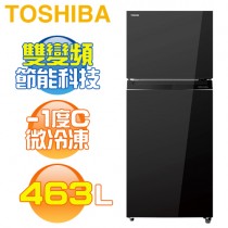 TOSHIBA 東芝 ( GR-RT624WE-PGT(22) ) 463L 變頻雙門冰箱-玄墨黑《送基本安裝、舊機回收》
