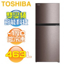 TOSHIBA 東芝 ( GR-RT624WE-PMT(37) ) 463L 變頻雙門冰箱-銀河灰《送基本安裝、舊機回收》