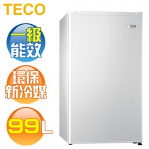 TECO 東元 ( R1091W ) 99公升 小鮮綠系列單門冰箱 -珍珠白《台中市送基本安裝，外縣市費用另計》