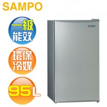 SAMPO 聲寶 ( SR-C09 ) 95公升 獨享單門冰箱 -髮絲銀《送基本安裝、舊機回收》