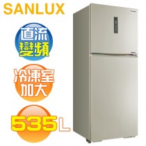 SANLUX 台灣三洋 ( SR-V531B ) 535公升 一級變頻雙門電冰箱 -尊爵銀《台中市另享優惠，請先洽詢》