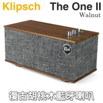 美國 Klipsch ( The One II／Walnut ) 復古經典無線藍牙喇叭-胡桃木色 -原廠公司貨