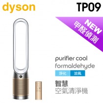 dyson 戴森 ( TP09 ) Purifier Cool Formaldehyde 二合一甲醛偵測空氣清淨機-白金色 -原廠公司貨